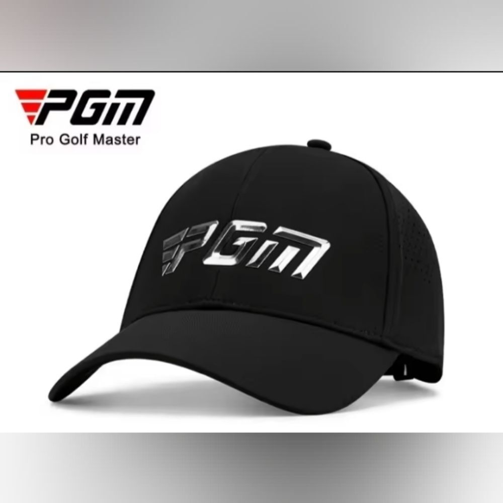 Pro Golf Master Black Moisture Wicking Sun Protection Cap NWOT